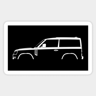 Land Rover Defender 90 (2020) Silhouette Magnet